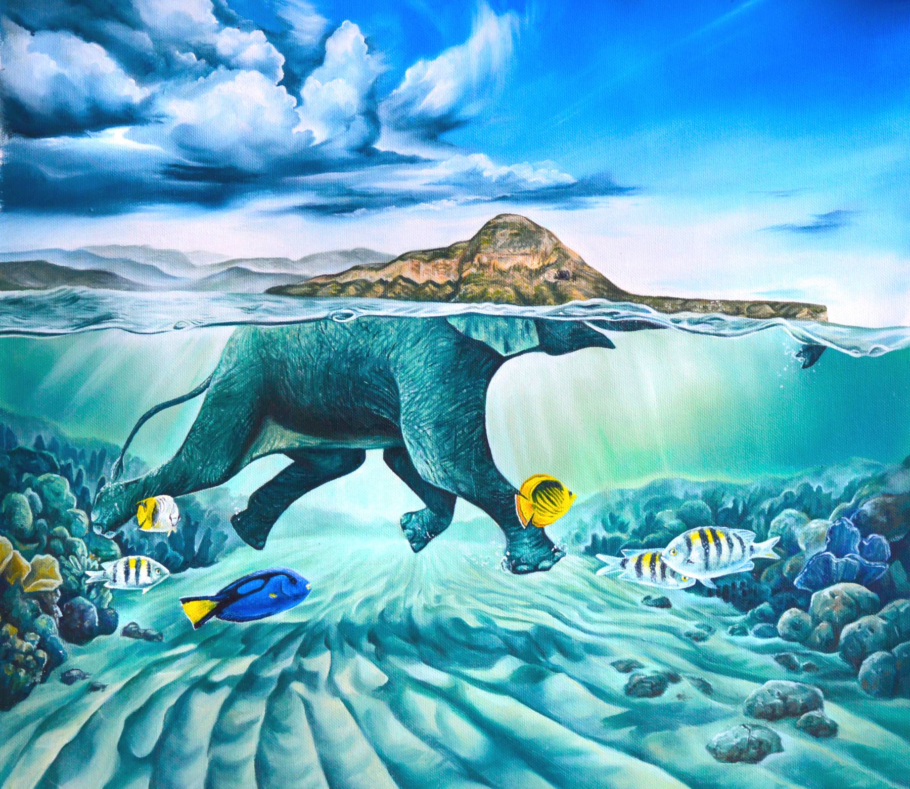 Javea Elephant mountain Marlou Jaspers Art
